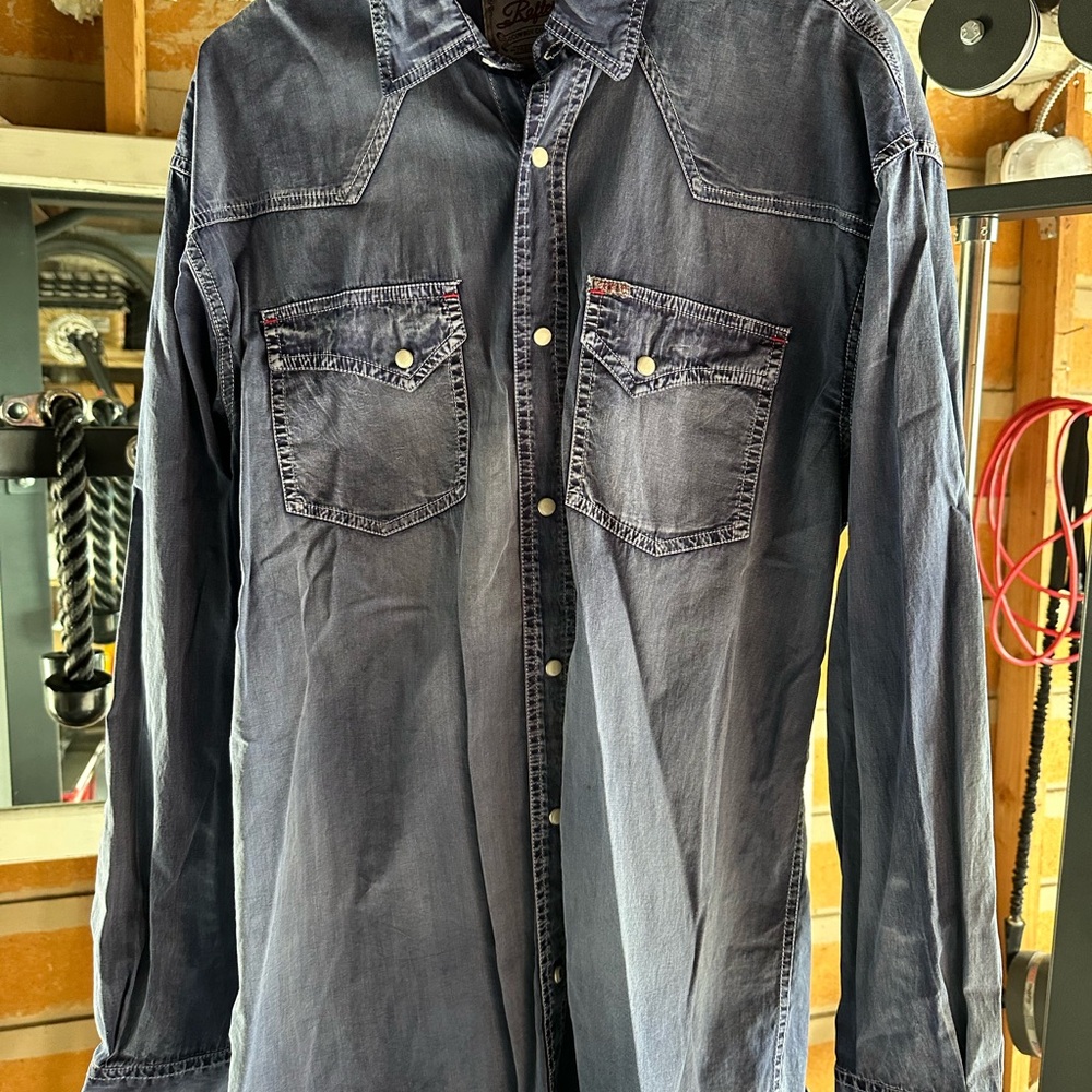 Denim Long Sleeve Shirt